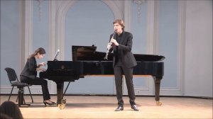 Брамс. Соната для кларнета и фортепиано №1, 1 ч. Исполняет Михаил Сенков