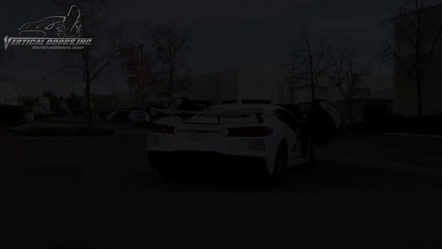 Arctic White Chevrolet Corvette C8 from CA featuring ZLR Door conversion kit VDCCHEVYCORZLRC820 смотреть онлайн