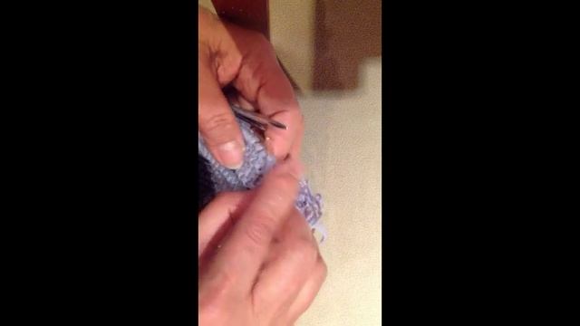 шапка с маленькими ушками часть2