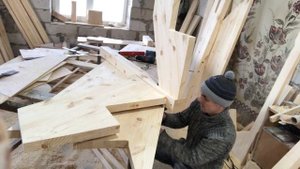 Поворот лестницы на 90 градусов