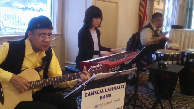 Latin-jazz TRIO, Girl From Ipanema, bachata-jazz, 4-27-2018, Camelia Latin-jazz Band. смотреть онлайн