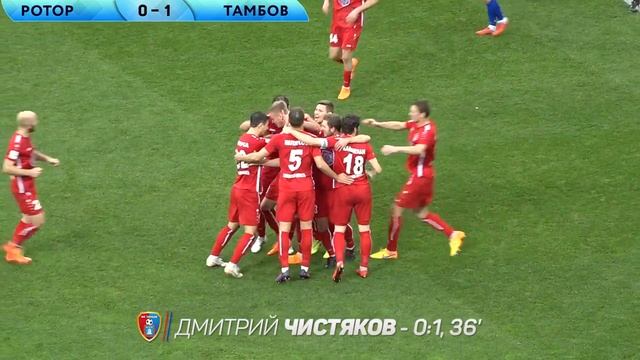 Гол Дмитрия Чистякова "Ротору" смотреть онлайн