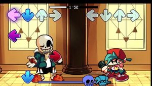 че, что делает санс с папирусом в ФНФ?