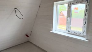 Стильный каркасный афрейм 10 на 8м внутренняя планировка дома часть 2