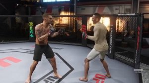 ?СУПЕР гайд UFC 4 как бить с разворота пяткой, UFC 4 обучение удар с разворота в голову