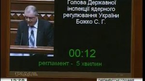 Парламентські слухання «Про зняття з експлуатації Чорнобильської АЕС"