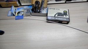 Купил радиостанцию си би диапазона OPTIM APOLLO и антенну CB-2001 для микроавтобуса Toyota Town Ace