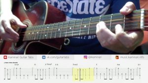 [Guitar Lessons] ERA – AMENO (Easy guitar cover for beginners with TAB)