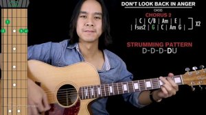 Don't Look Back In Anger Guitar Cover Oasis 🎸 |Tabs + Solo|