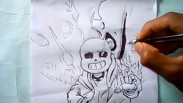 Drawing SANS | Undertale смотреть онлайн