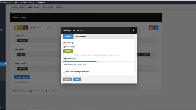 How to Change logo wood-mart Theme  #wordpress #website #mindset  #plugin