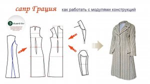 САПР Грация. Как работать с модулями. Пальто.