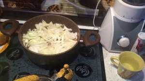 Куриная печень с цветной капустой