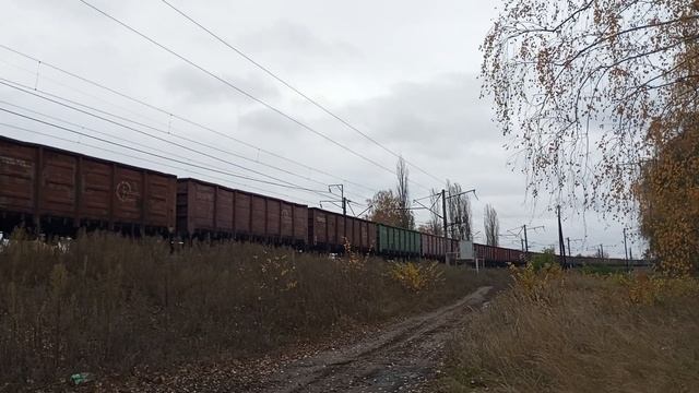 "брат за брата" вл80с 2246 со звездой тянет вл80т 2023 с грузовым составом смотреть онлайн