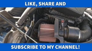 Vauxhall / Opel Astra K MK 7 1.0 turbo K&N air filter dump valve noise