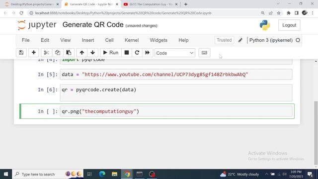 qr code generator using python qr code generator project