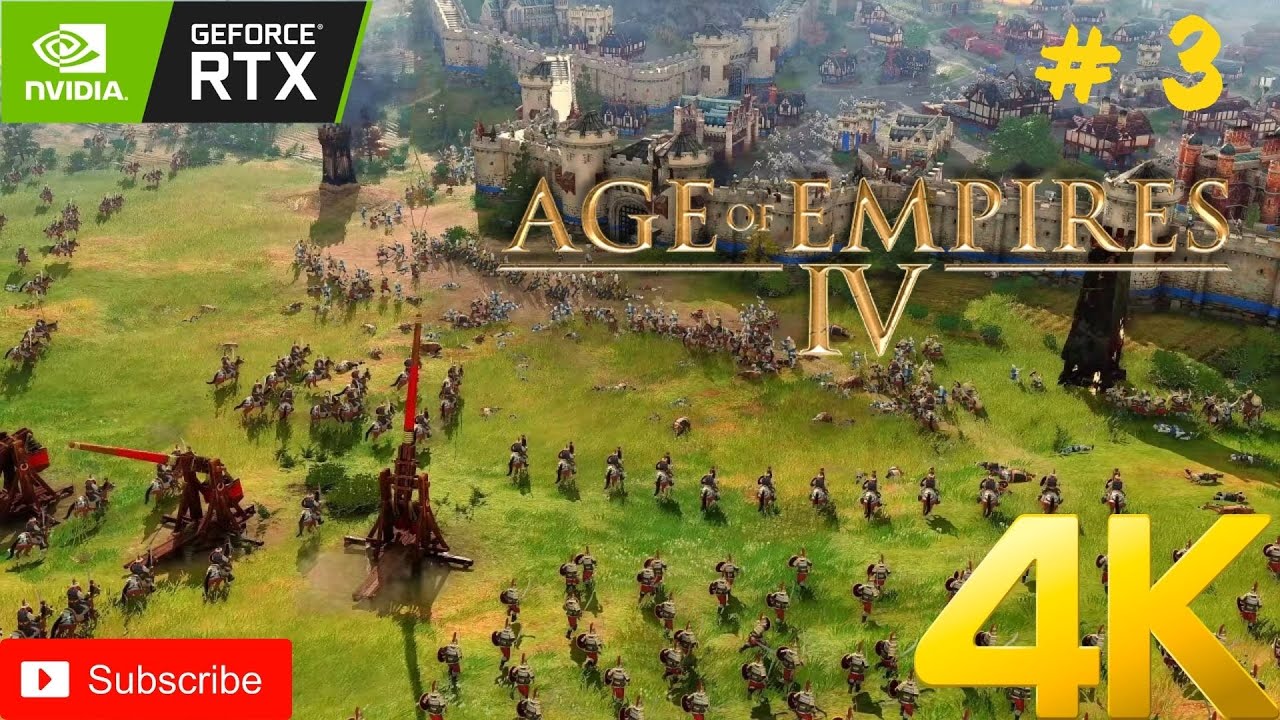 Age of Empires IV - прохождение #3 | RTX 3060 | 4K 60 FPS