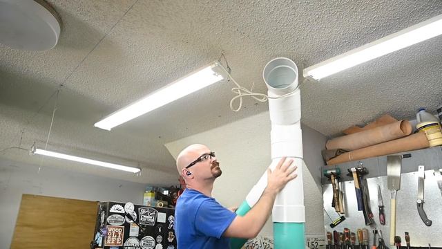 Installing A CV1800 - Big Dust Collector in a Small Shop