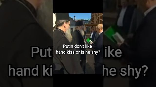 #Vladimir #Putin don't like hand kiss or Is he shy #shorts #ytshorts #USA #UK #viral #Russia #War