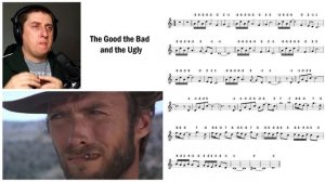 The Good the Bad and the Ugly│ How to play Harmonica│TAB