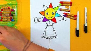 ЧУЧЕЛО на МАСЛЕНИЦУ рисуем просто для детей РыбаКит