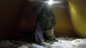 Ночная ловля корюшки