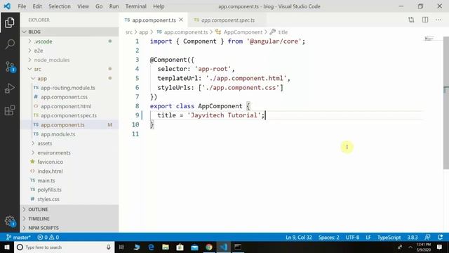 Angular 9 tutorial in Hindi #2 File Structure