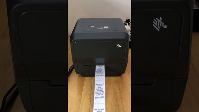 Zebra ZD220 Thermal Transfer Printer, Printing on to Satin