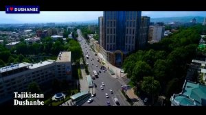 Душанбе с высоты птичьего полета I Welcome to Tajikistan | Dushanbe  from helicopter perspective