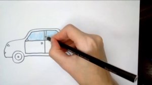 Bolalar uchun mashina rasmini chizish/Drawing a car for children/Рисование машина для детей/Carro