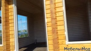 Беседка из клееного бруса.