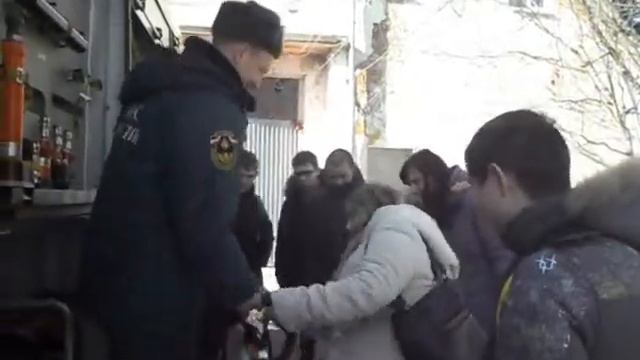 Посещение пожарной части смотреть онлайн