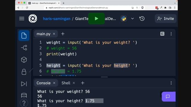 Python 2022  - Input Function