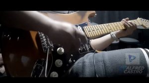 Fender American Professional II Stratocaster HSS Roasted Pine with Maple Fingerboard Clean tone