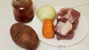 Свиное рагу с картофелем