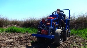 Прополка минитрактором