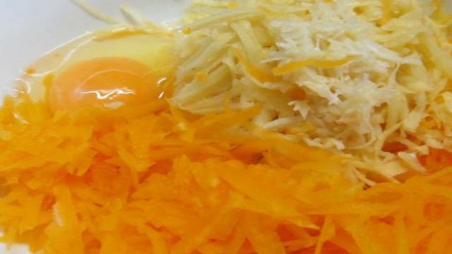 Драники из тыквы и картофеля