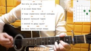 Как играть Трофим - "МОСКОВСКАЯ ПЕСНЯ" на простых аккордах. Простой вариант! Разбор.