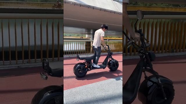 Electric Scooter X9 Shock Absorption Test