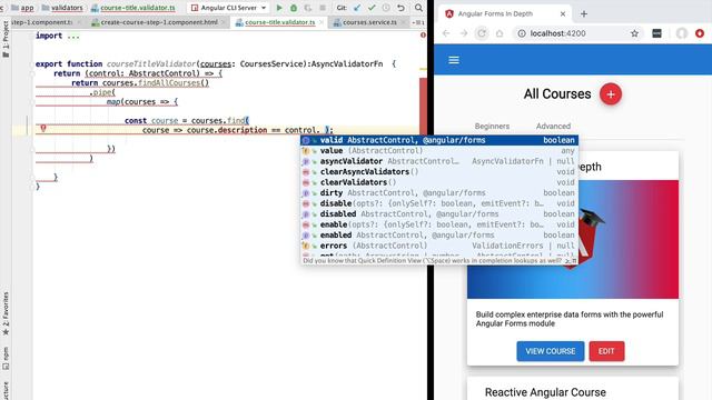 28 Angular Asynchronous Form Validators_720p