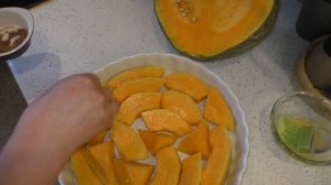 Как ВКУСНО запечь ТЫКВУ в духовке ! Очень вкусный десерт из тыквы !