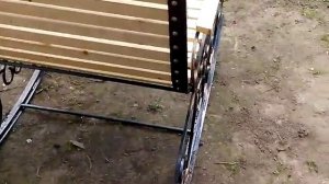 Кресло качалка холодная ковка