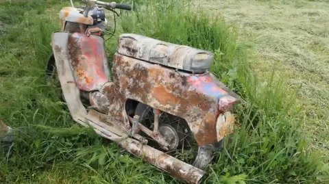 Реставрация мотоцикла Jawa 1977