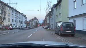 Germany Stuttgart Drive Guide  --  VAIHINGEN - to - DOWNTOWN [CW47 4K 60FPS] Tourist&Travel ASMR