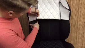 Как установить чехлы из экокожи и алькантары. На хонду аккорд