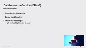 Database-as-a-Service with Kubernetes Operators