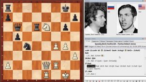 Шахматы. Спасский - Фишер. ЗНАМЕНИТАЯ ПАРТИЯ исторических соперников!