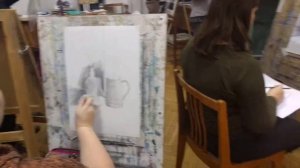 Рисуем постановку карандашом. Курс Основы рисования. АФФРЕСКО школа рисования. Екатеринбург.