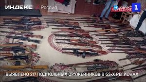 Выявлено 217 подпольных оружейников в 53-х регионах