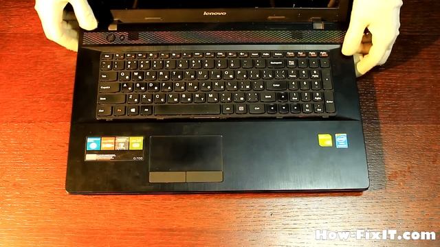 Keyboard replacement Lenovo G700, G710 смотреть онлайн